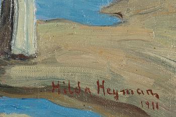 Hilda Heyman, oil on canvas, signed and dated 1911.