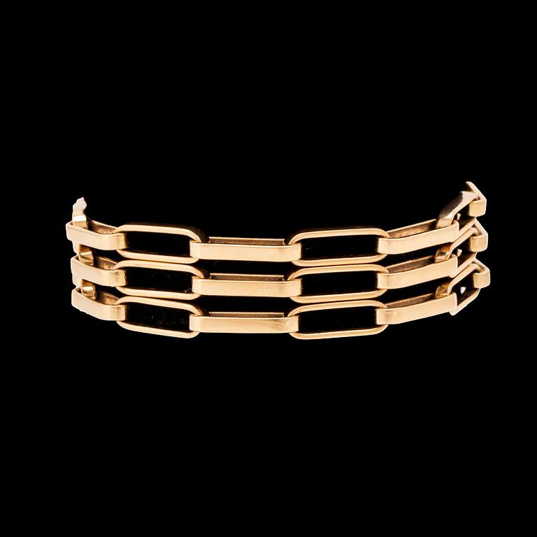 Bracelet 18K gold by Cecilia-Ki Gothenburg 1965.