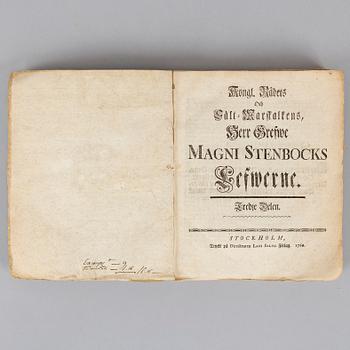 Stenbocks leverne, 1757-65 (4 vol).