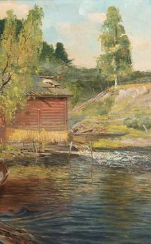 Sigfrid August Keinänen, Maatila vesistön äärellä.