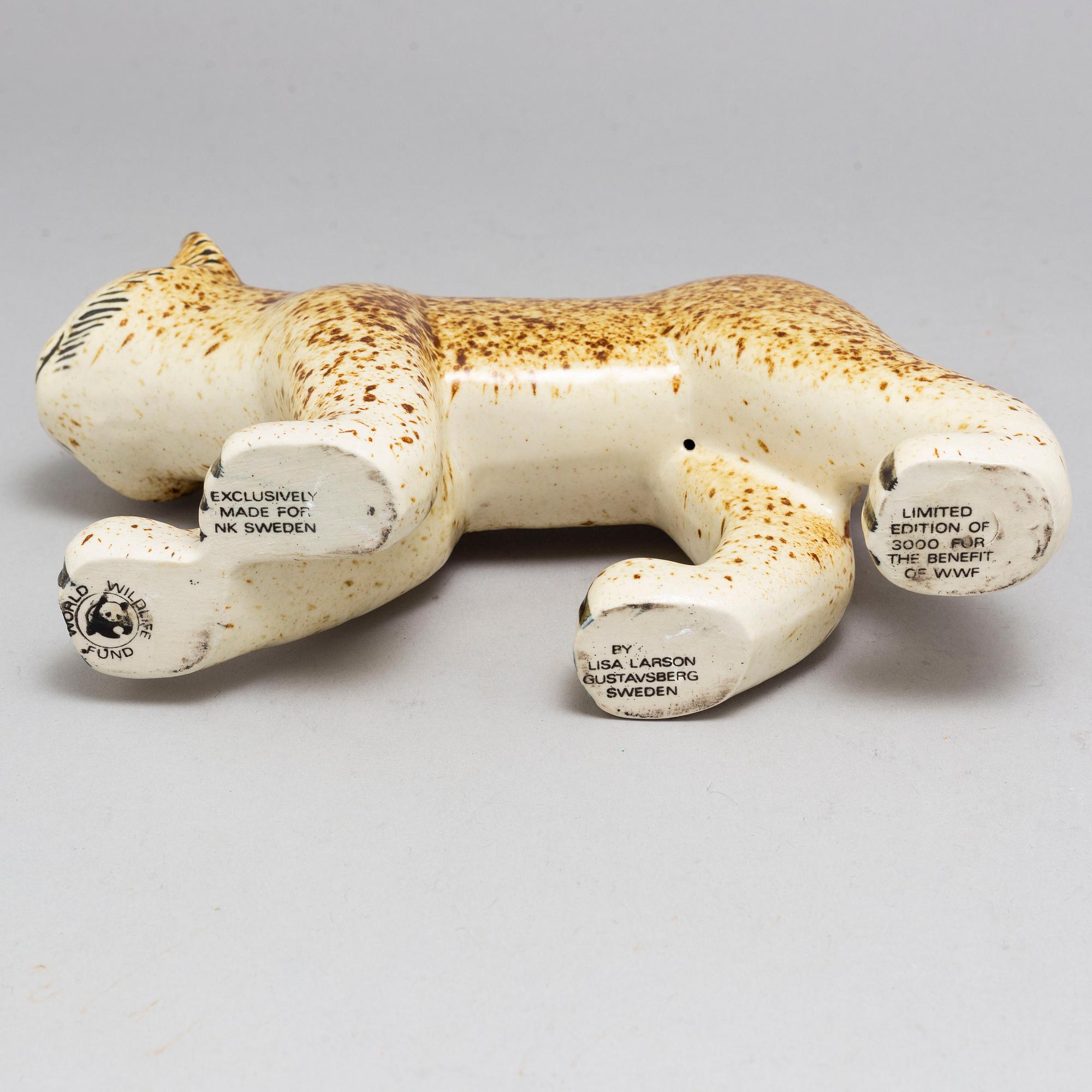 LISA LARSON, a stoneware figurine, for Gustavsberg for NK. - Bukowskis