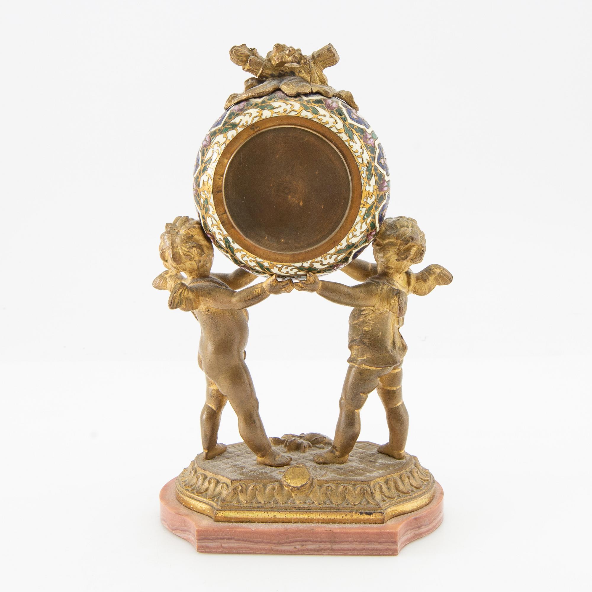 Table clock, Louis XVI style, Pedrini circa 1900.