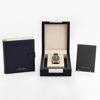 A. Lange & Söhne, Lange 1 Time Zone, wristwatch, 42 mm.