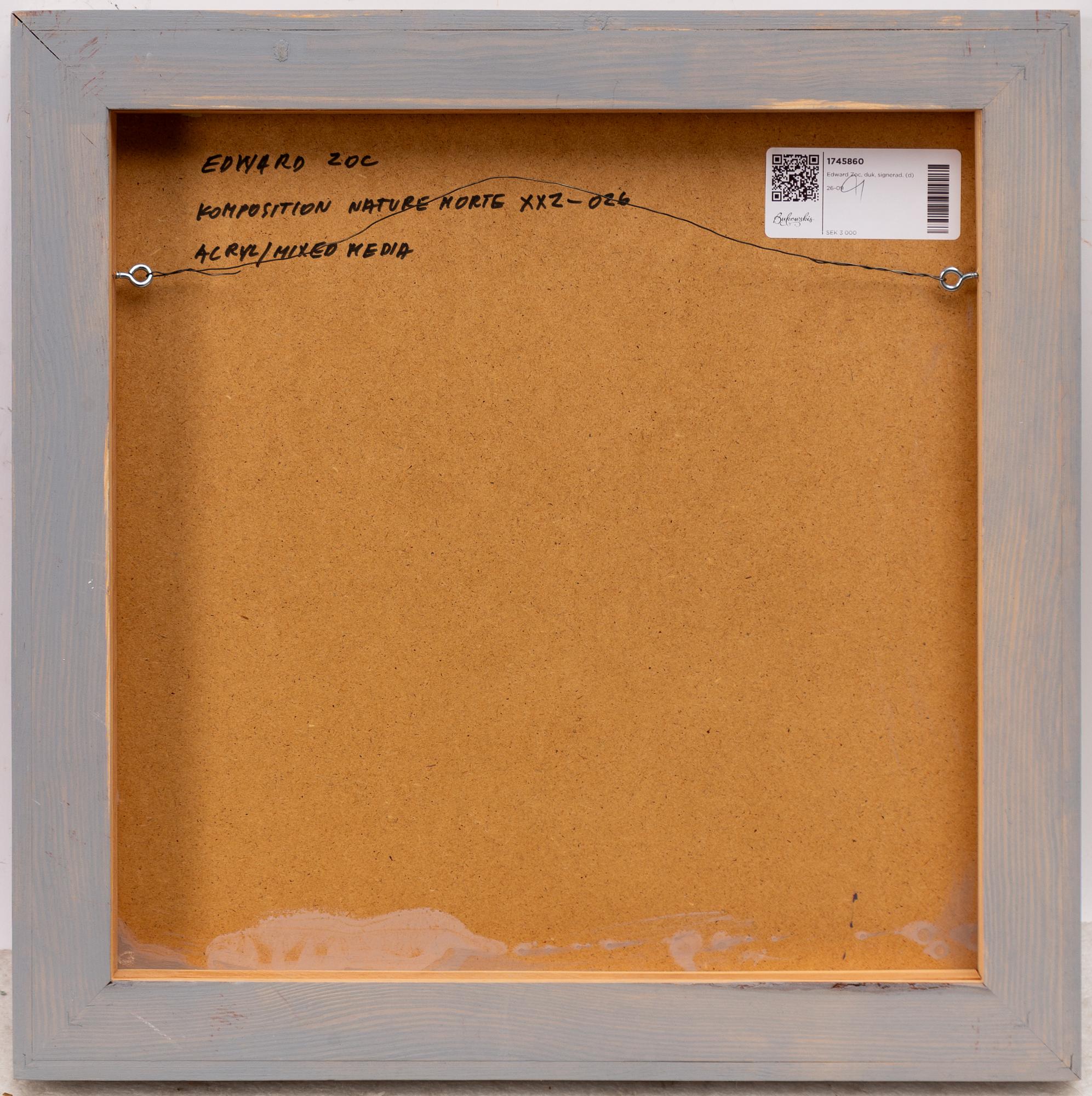 Edward Zoc, "Komposition nature morte XYX-026".