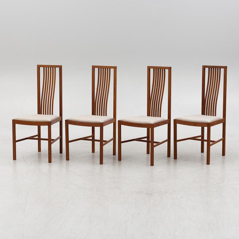 Chairs 4 pcs Carpenter master Johansson Markaryd, 2000s.