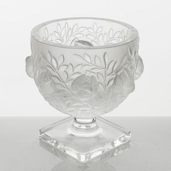 Marc Lalique, footed bowl, "Elisabeth", Lalique, France.