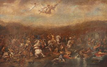 After Raphael. The Battle of the Milvian Bridge.