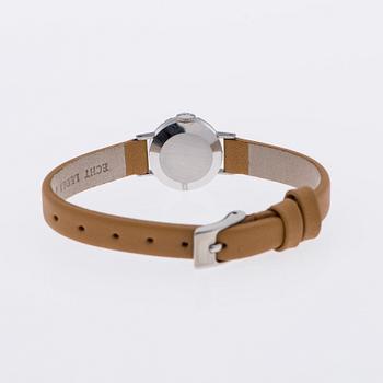 RANNEKELLO, naisten, Tissot, 18K valkokultaa, timantteja.