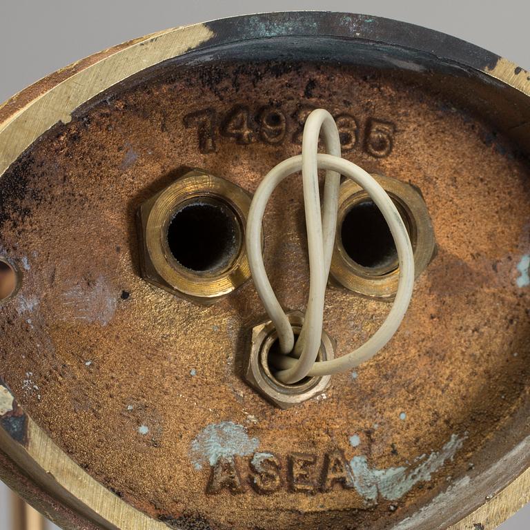 VÄGGLAMPOR, ett par, Asea, 1900-talets mitt.