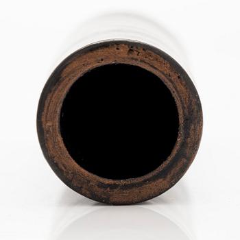 Marita Lybeck, a red clay vase, "Milano" signed ML.