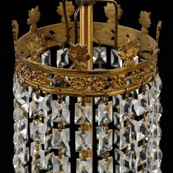 LJUSKRONA, 1900-talets mitt/andra hälft, höjd ca 80 cm.