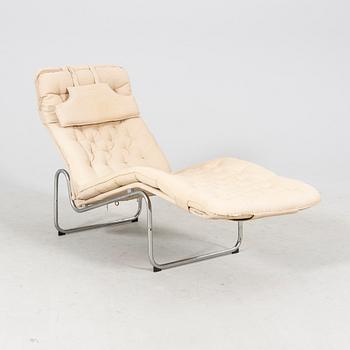 A canvas "kröken/kroken" recliner by Christer Blomquist for Ikea 1968.