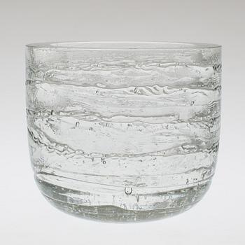 TIMO SARPANEVA, vase, glass, Archipelago series, signed, 3144, iittala, Finland.