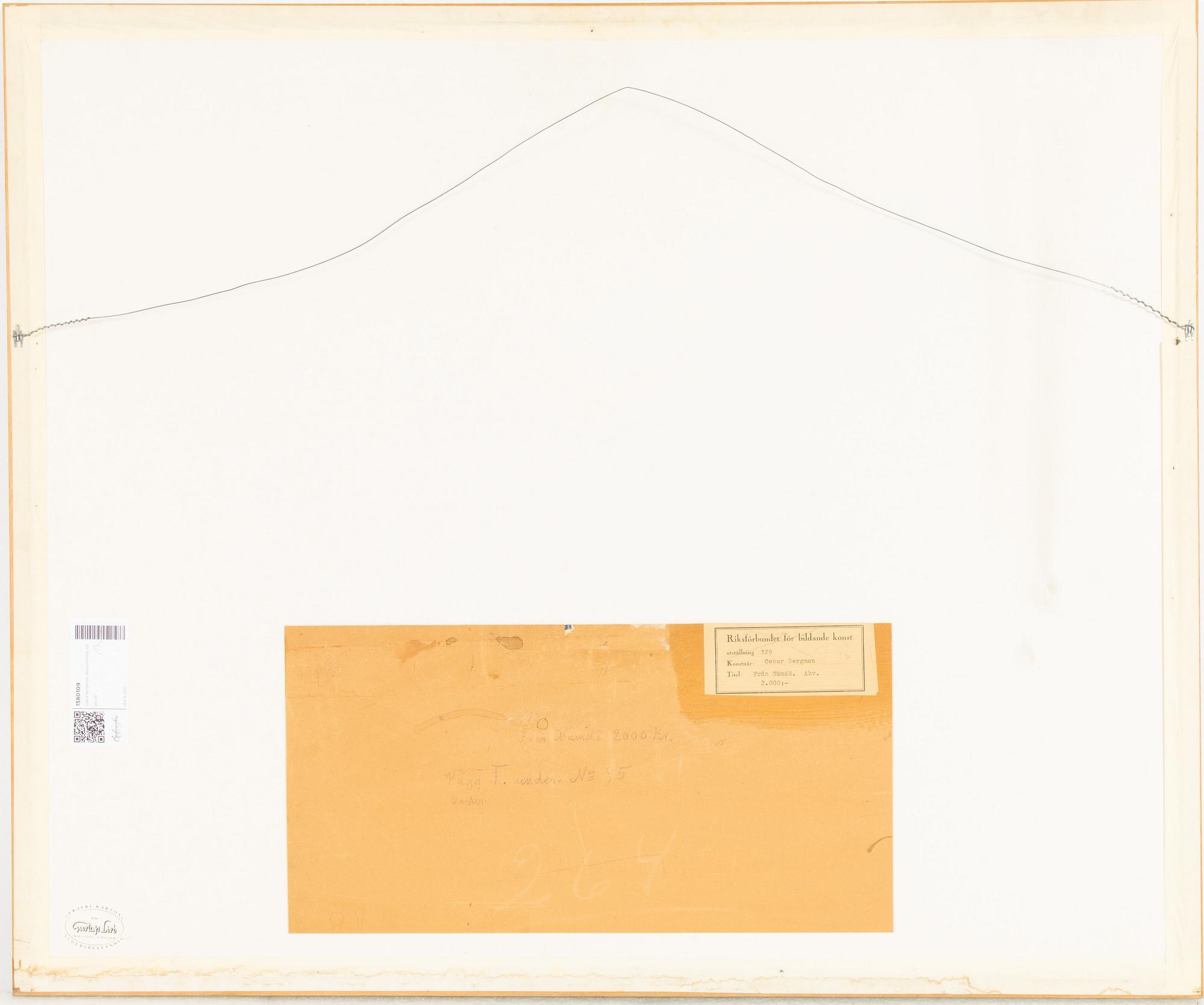 Oskar Bergman, "Från Nämdö".