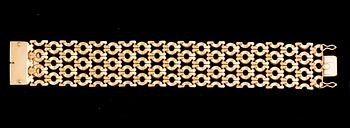 ARMBAND, 18K guld, Italien. Vikt 49,4 g.