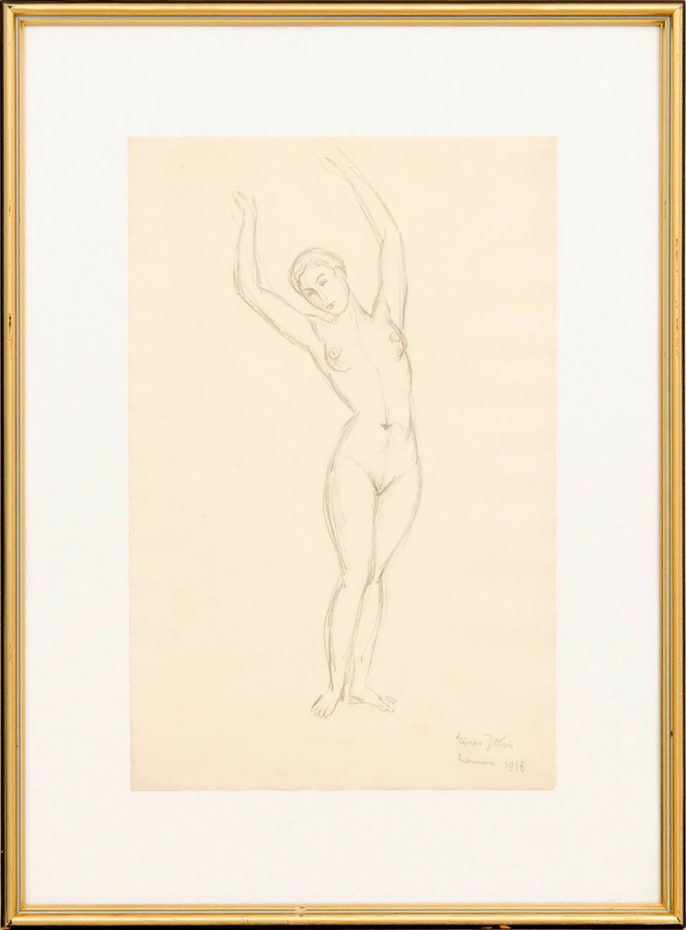 Einar Jolin, Nakenstudie.