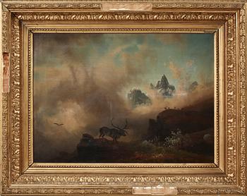 MAGNUS THULSTRUP BAGGE, olja på duk, sign.