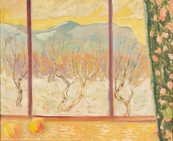 Tord Leander-Engström, Utsikt genom fönster.