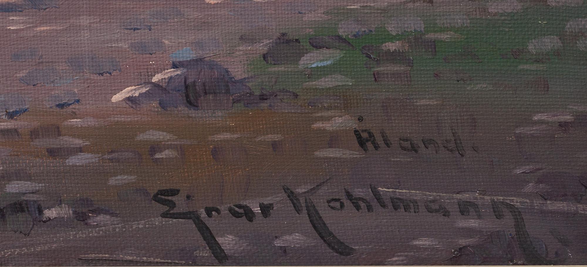 EJNAR KOHLMANN, olja på duk, sign.