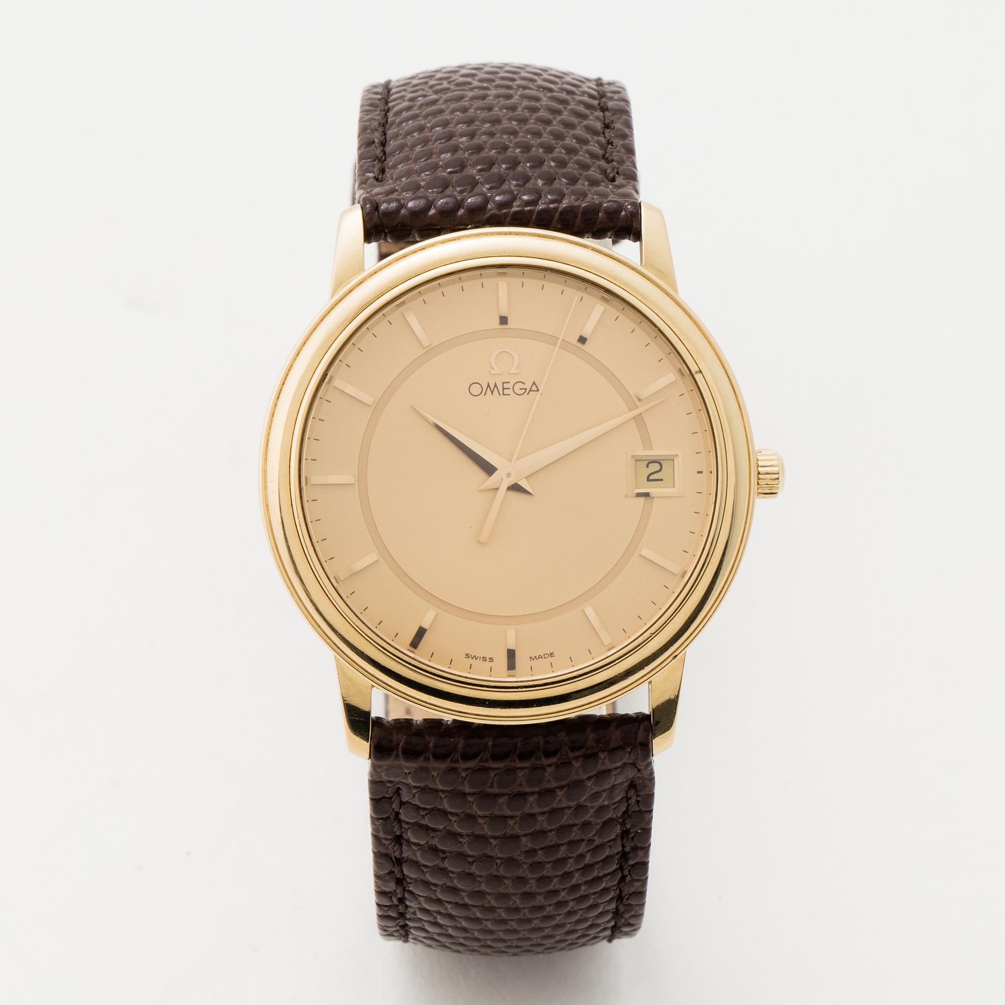 Omega, wristwatch, 34 mm.