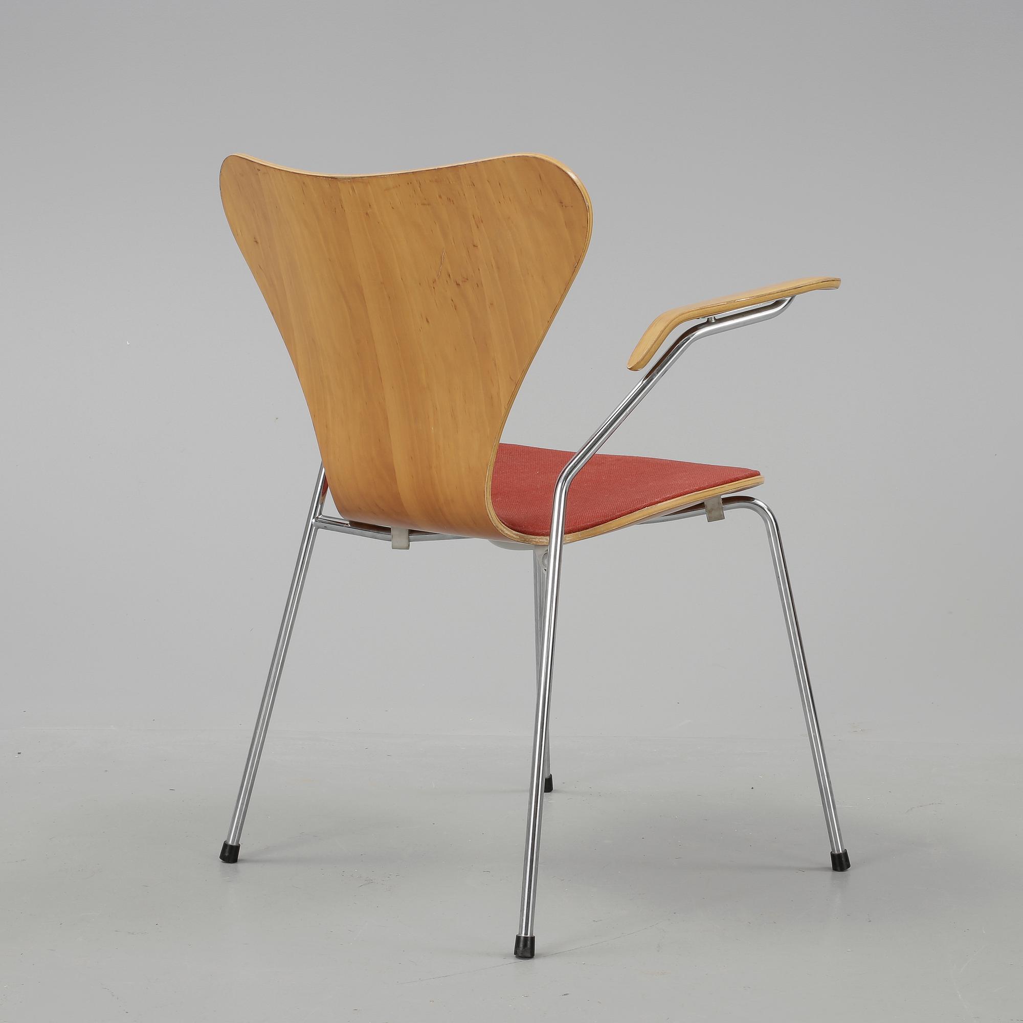 KARMSTOL, "Sjuan", Arne Jacobsen, Fritz Hansen.