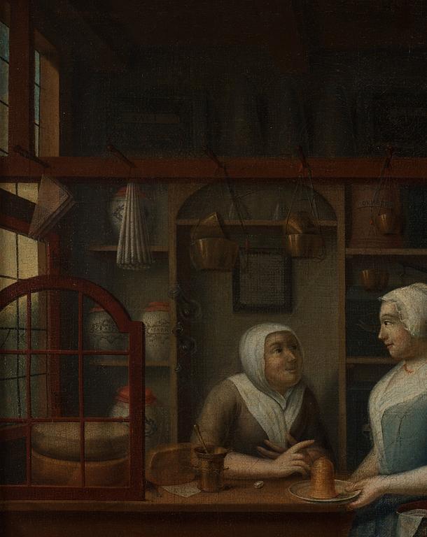 Pieter Cattel, Hos diversehandlaren.