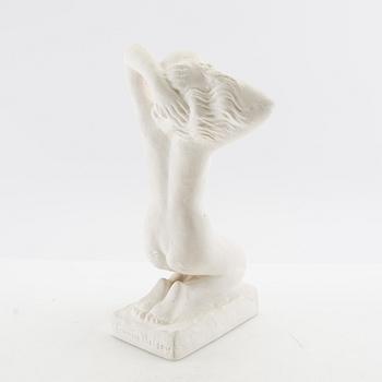 Carin Nilson, skulptur Knästående modell.
