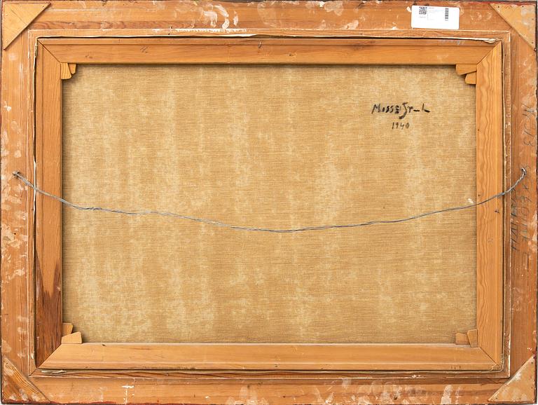 Mosse Stoopendaal, olja på duk signerad  daterad 1940.