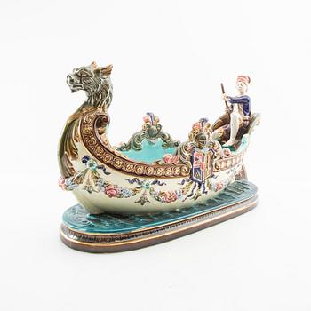 Jardinière Neo-Renaissance Rörstrand ca 1890 majolica.