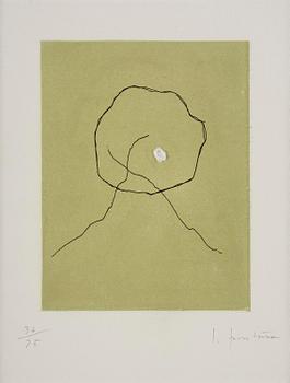 719. Lucio Fontana, ”Concetto Spaziale” - E-12.