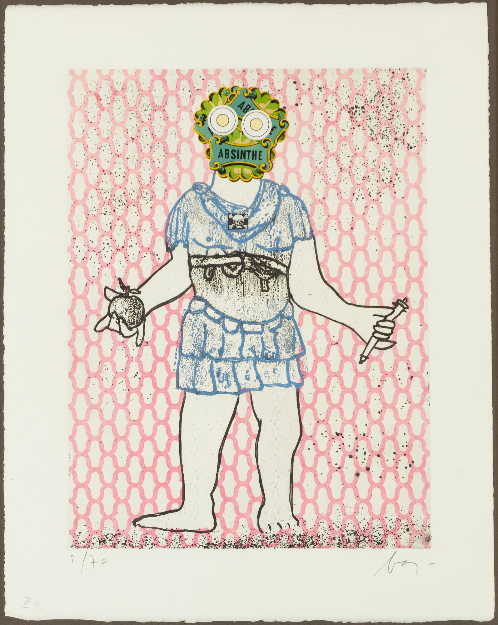 Enrico Baj, "Flavius Valerius Constantinus Chlorus".