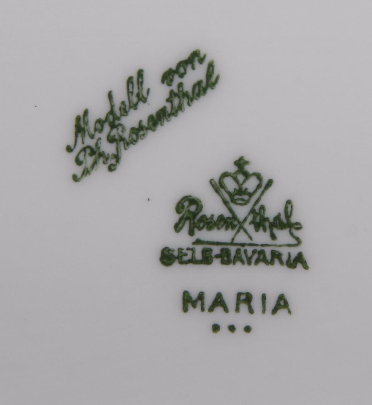 MATSERVIS, 83 delar, porslin, "Maria", Rosenthal.