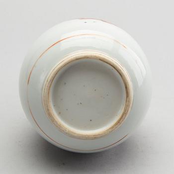 A Chinese 18th century famille verte porcelain vase.