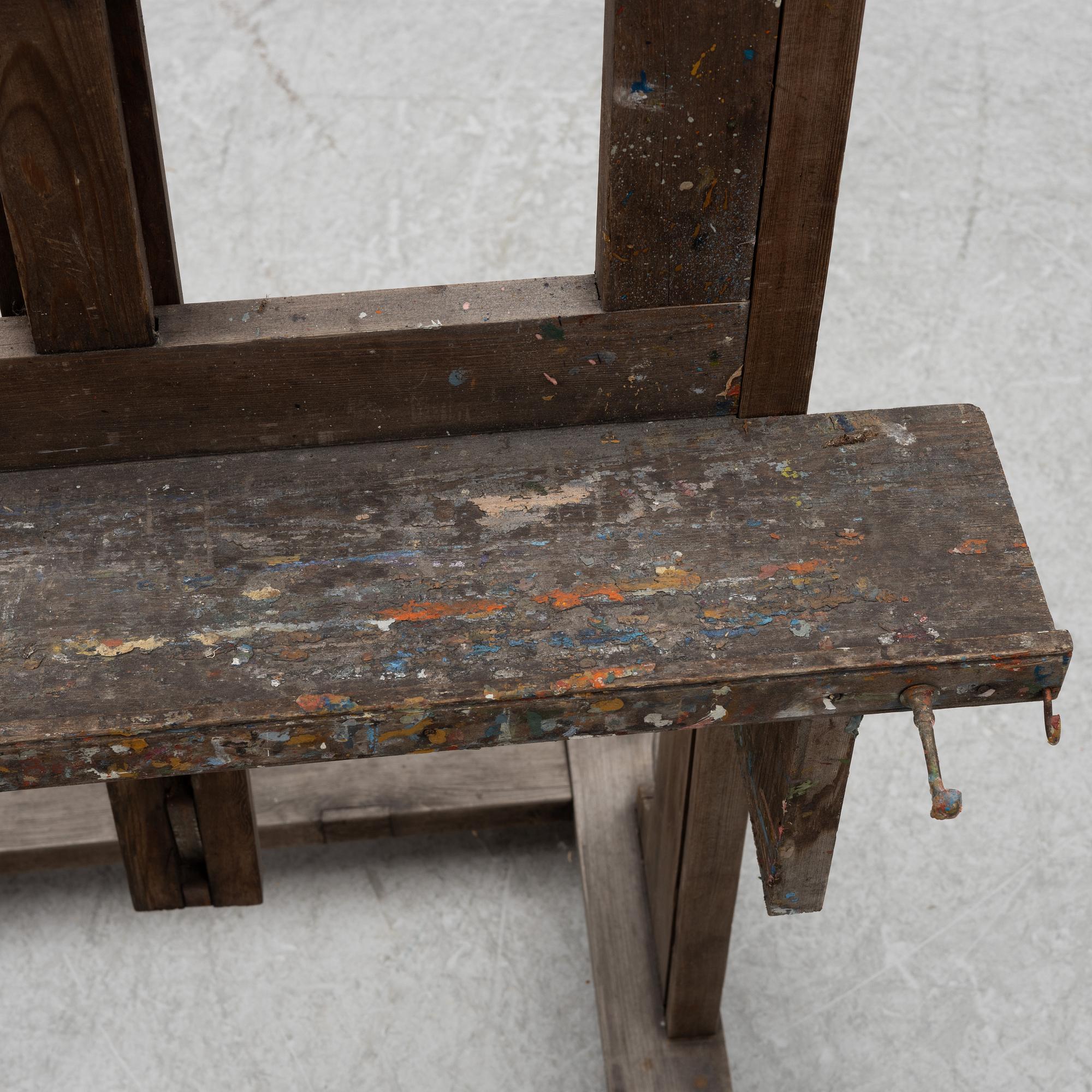 Easel, around the year 1900.