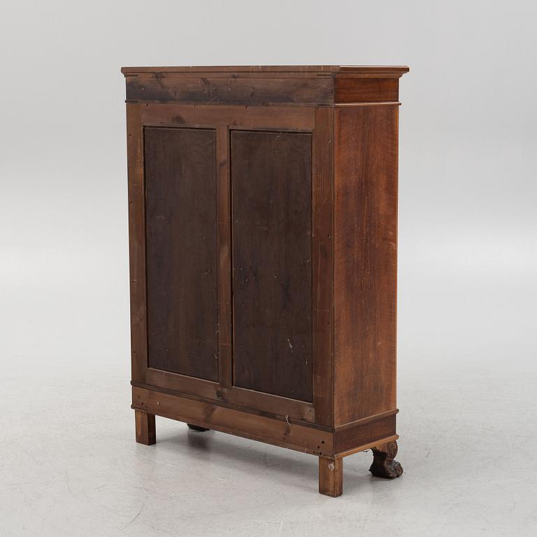 Helge Werner, a mahogany-veneered bookcase, beginning of the 20th century.