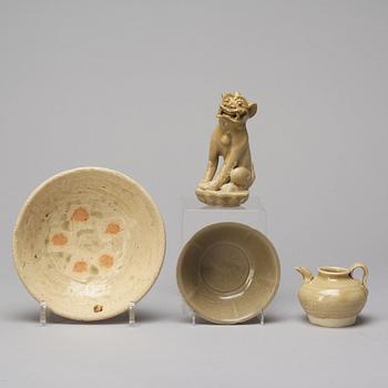 A group of South East Asian Ceramics, presumably 12th/16th Century.