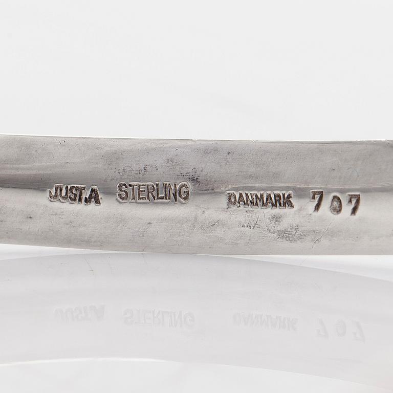 Collier, sterlingsilver, Just Andersén, Danmark.