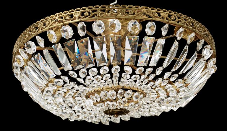 PLAFOND, 1900-talets mitt. Diameter 45cm.