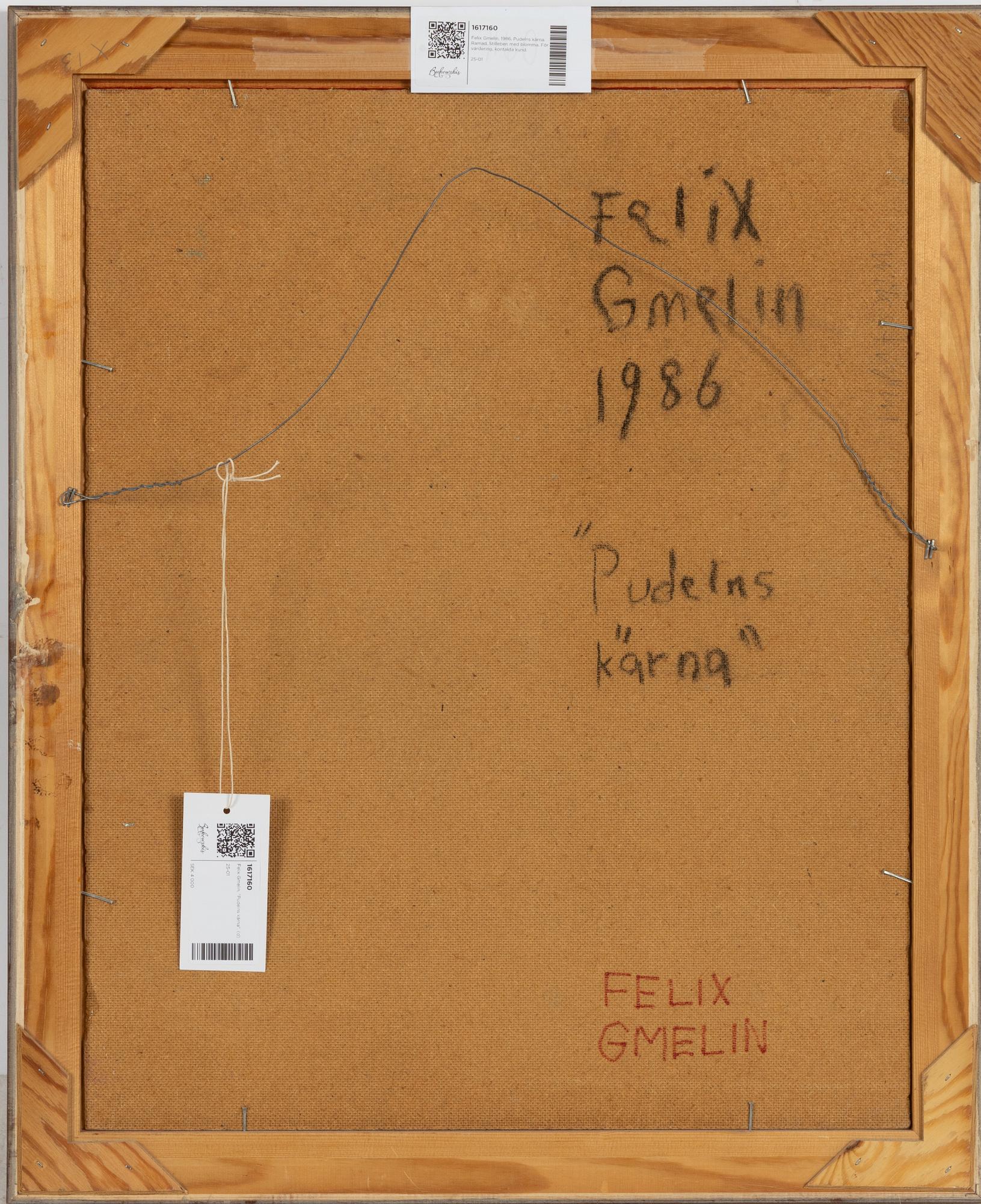 Felix Gmelin, "Pudelns kärna".