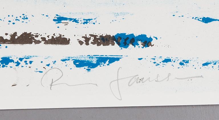 RUNE JANSSON, färglitografi, signerad och numrerad 97/35.