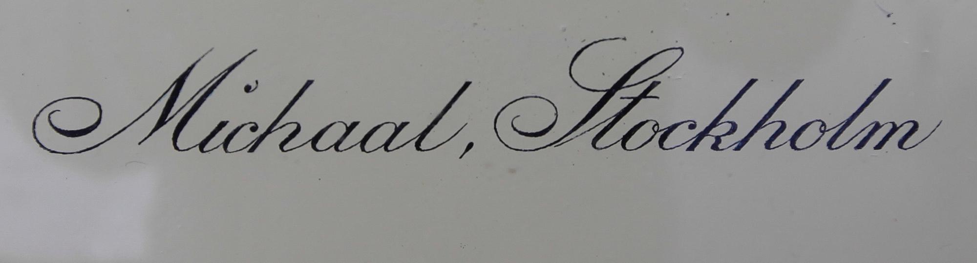 VÄGGPENDYL, senempire, 1800-talets första hälft.