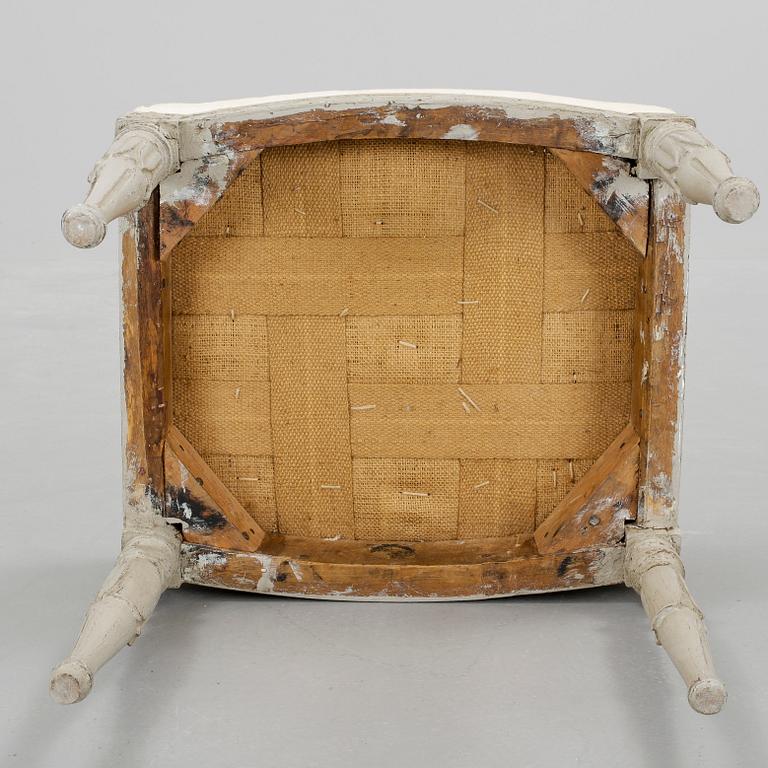 TABURETT, Gustavianskt stockholmsarbete, omkring 1800.