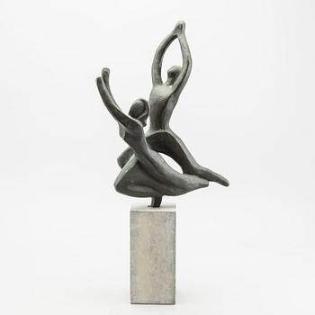 JONAS FRÖDING, a signed bronze sculpture.