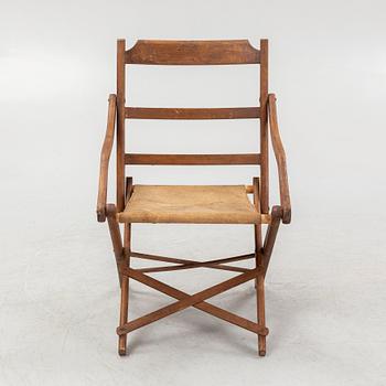 A painter's chair belonging to famous Swedish artist Bruno Liljefors.