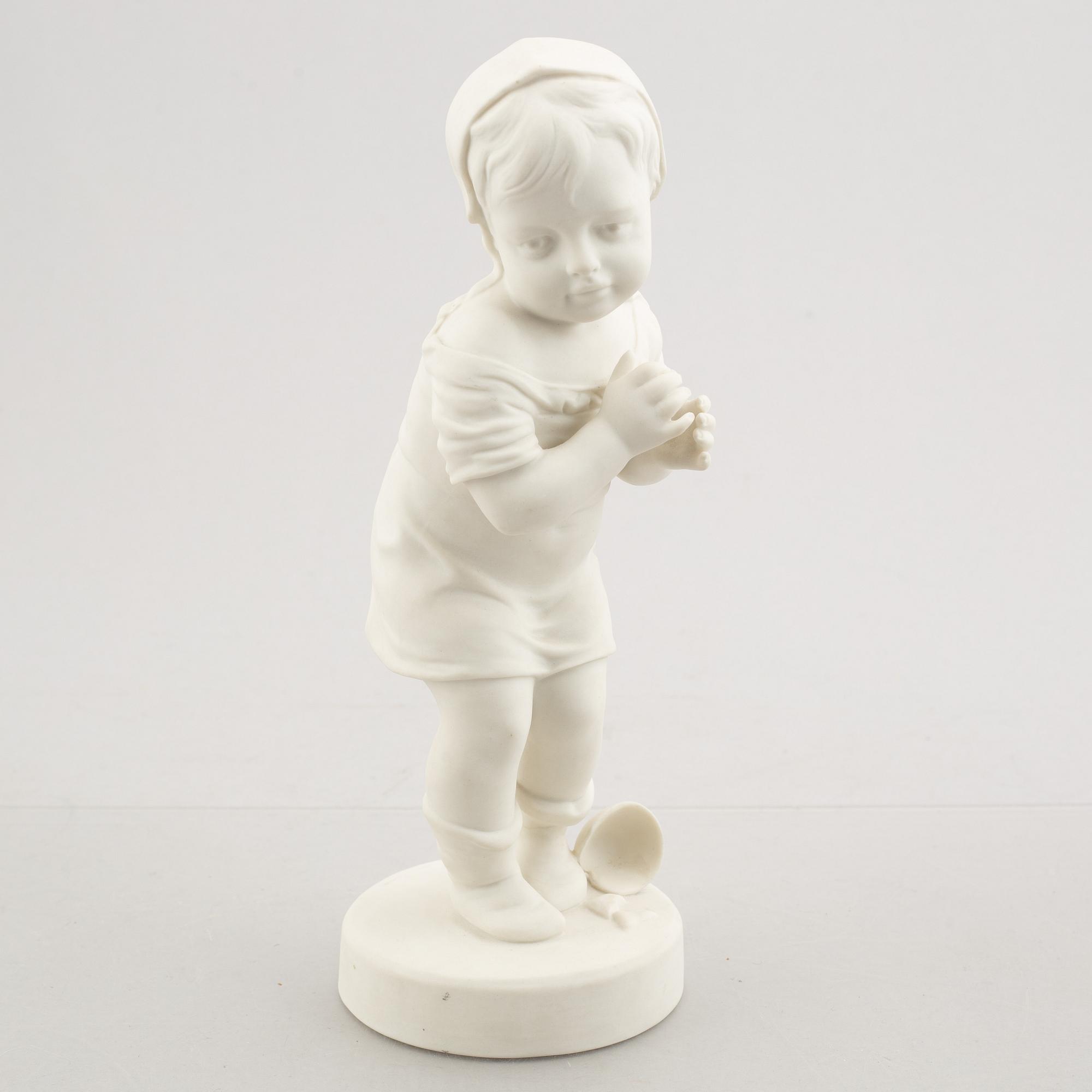 Three figurines, Gustafsberg, circa 1900.