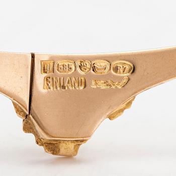 Björn Weckström, A 14K gold necklace 'Golden bridge' for Lapponia 1970.