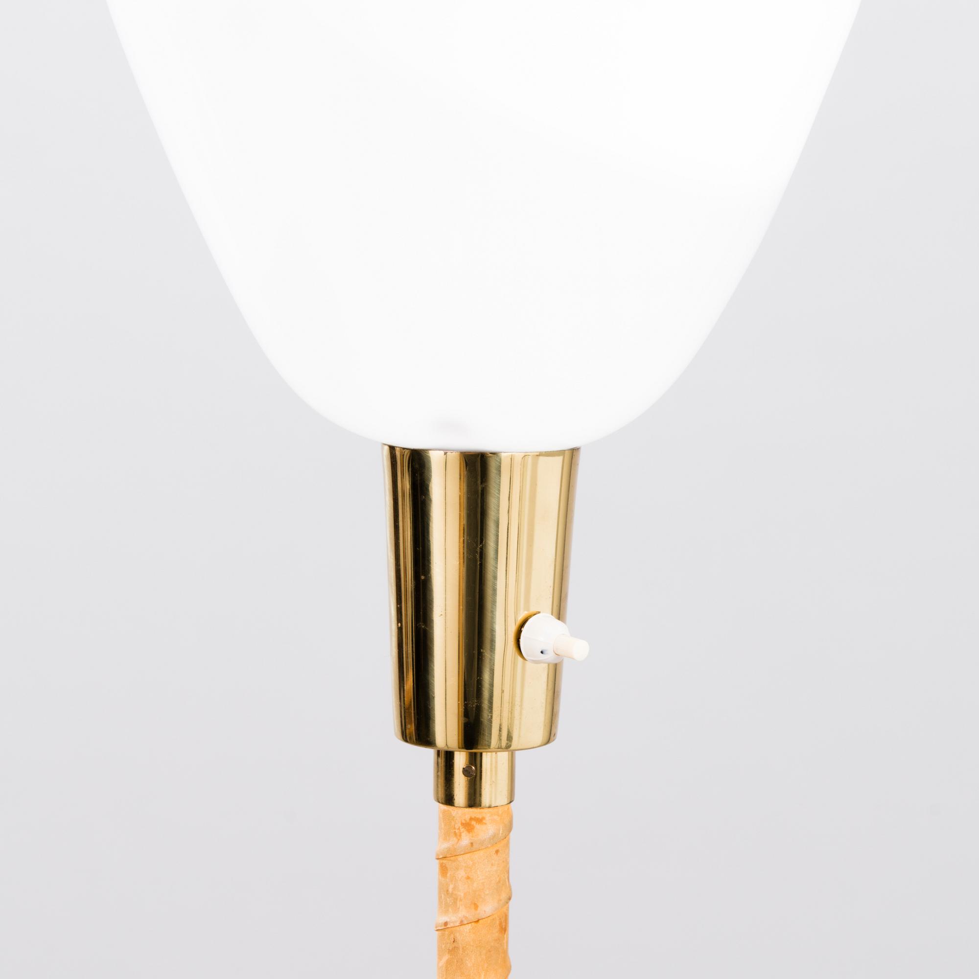 LISA JOHANSSON-PAPE, A mid-20th century floor lamp for Orno, Finland.