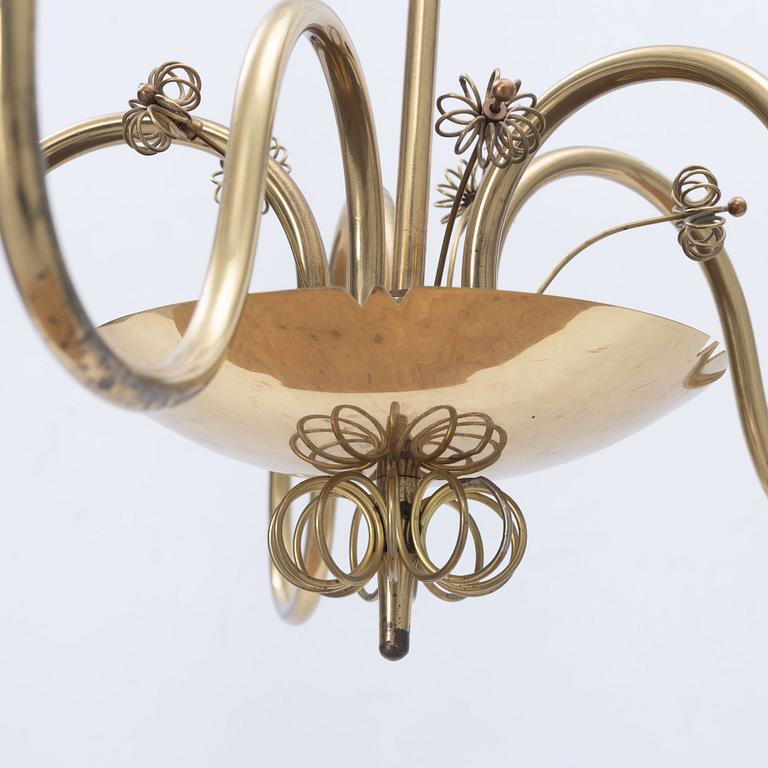 Ceiling lamp, Arnold Wiigs Fabrikker, Norway 1940s/50s.