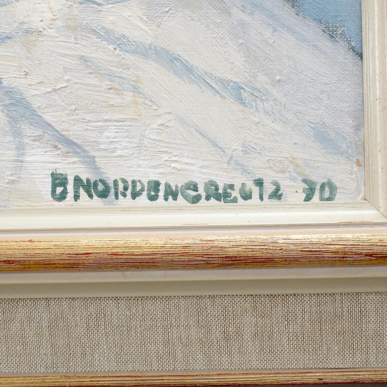 BRITA NORDENCREUTZ, olja på duk. Signerad och daterad 70.