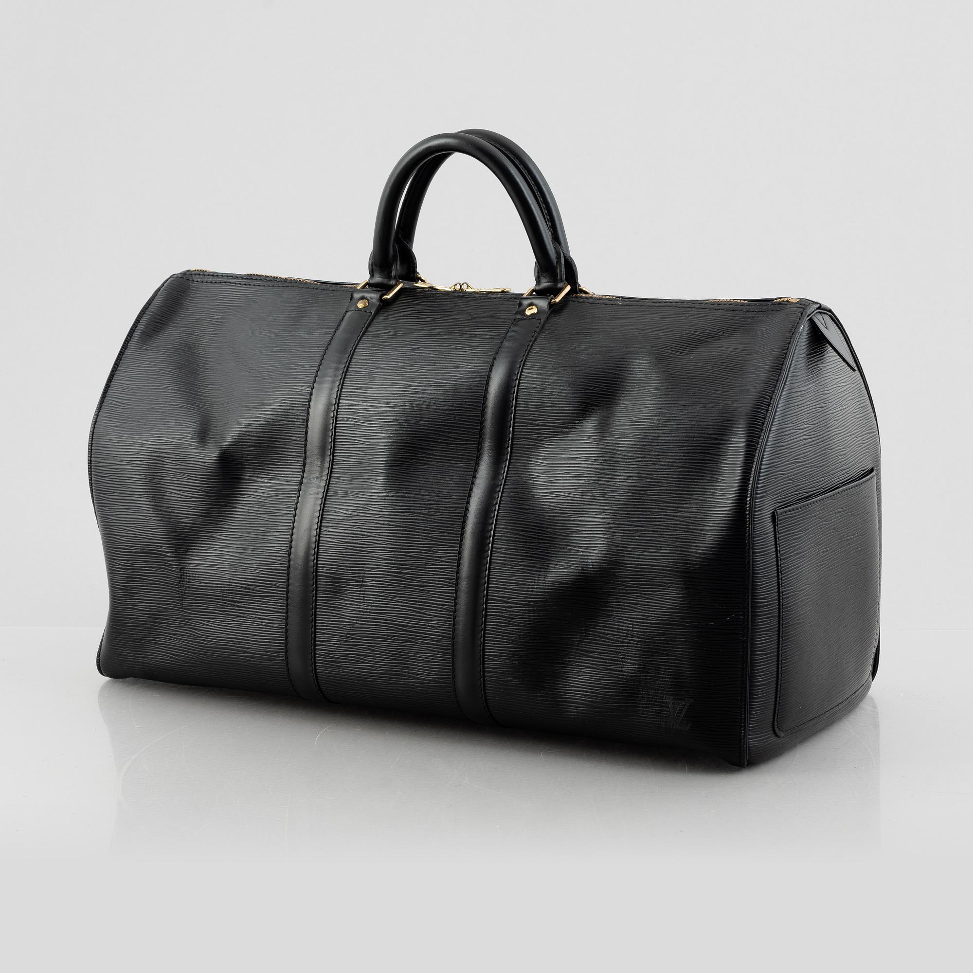 Louis Vuitton, weekend bag, "Keepall Epi 50", vintage.